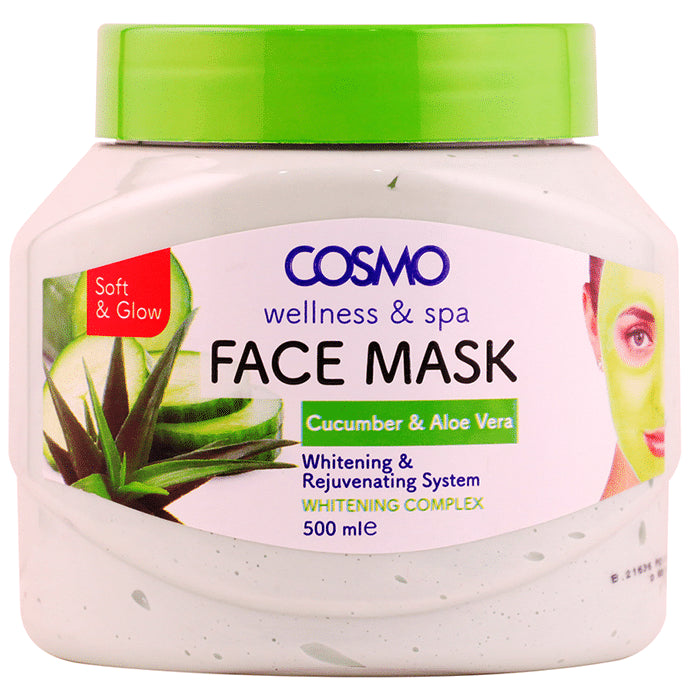 Cosmo Wellness & Spa Face Mask Cucumber and Aloe Vera - Classic Derma