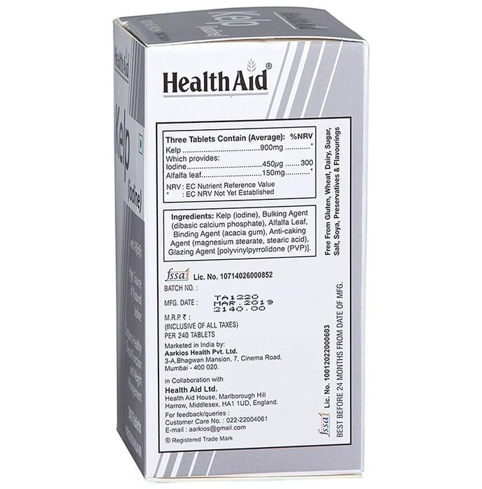Healthaid Kelp (Iodine) Tablet