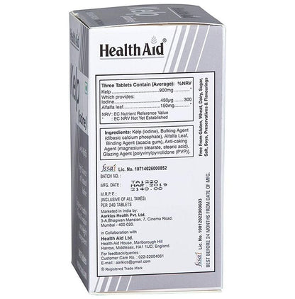 Healthaid Kelp (Iodine) Tablet