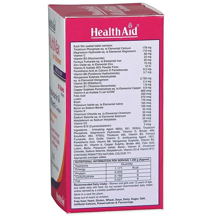 Healthaid Multimax Women Multivitamin & Mineral Complex Tablet