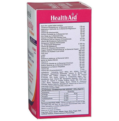 Healthaid Multimax Women Multivitamin & Mineral Complex Tablet