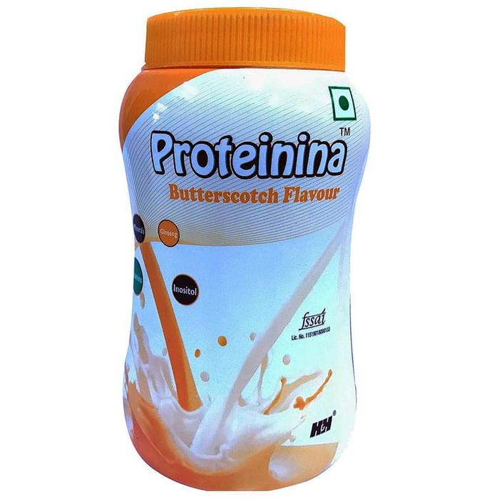 Proteinina Powder with Ginseng, Inositol & Minerals | Flavour Butterscotch - Classic Derma