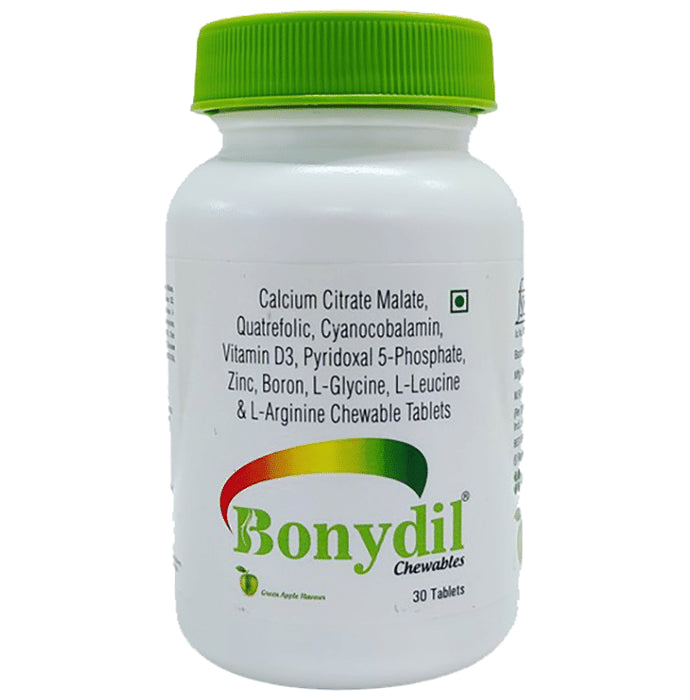 Bonydil Chewable Tablet Green Apple - Classic Derma