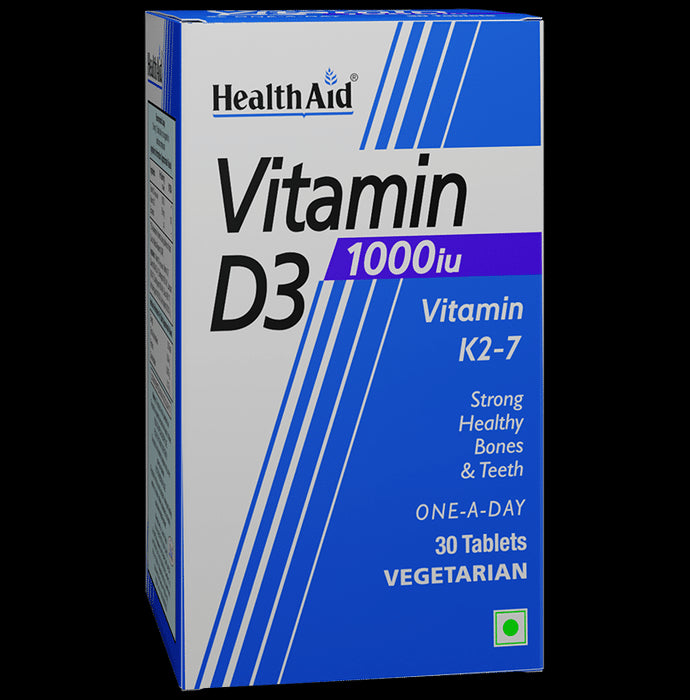 HealthAid Vitamin D3 1000 iu Tablet - Classic Derma