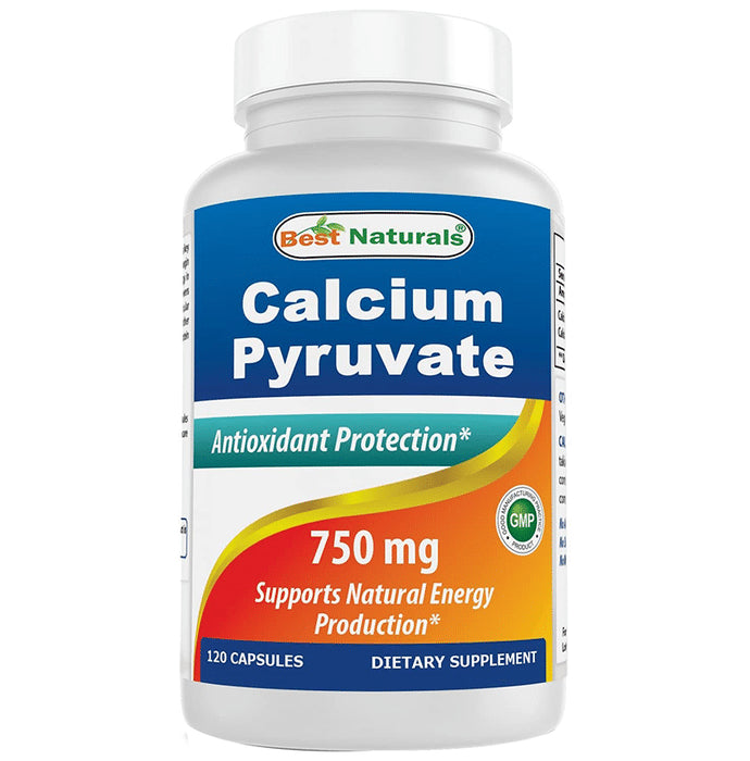 Best Naturals Calcium Pyruvate 750mg Capsule (120 Each) - Classic Derma