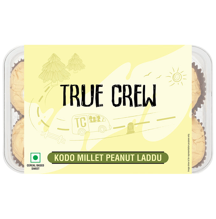 True Crew Kodo Millet Peanut Ladoo - Classic Derma