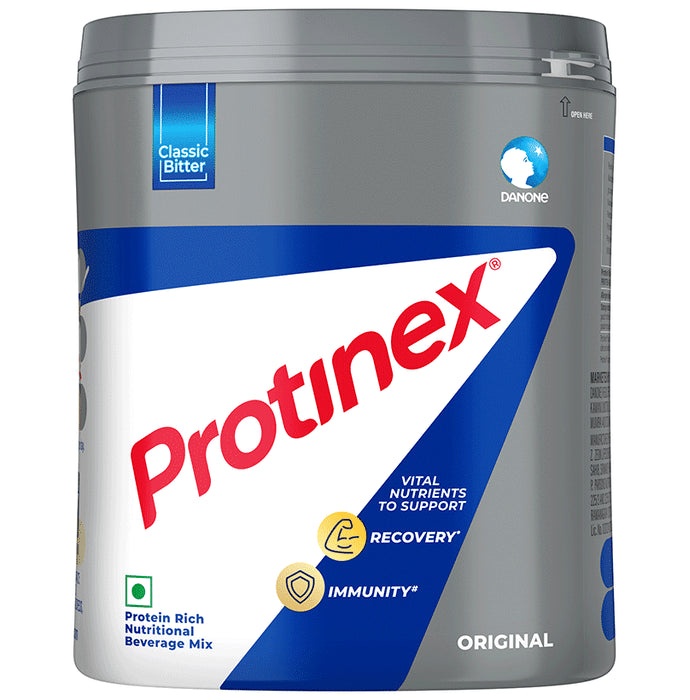Protinex Hydrolyzed Protein Powder | For Recovery & Immunity | Classic Bitter Original | Nutrition Support | With Multivitamins - Classic Derma