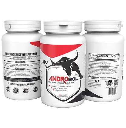 Bull Pharm Androbol The Real Muscle Builder Increases Lean Muscle Mass Capsule