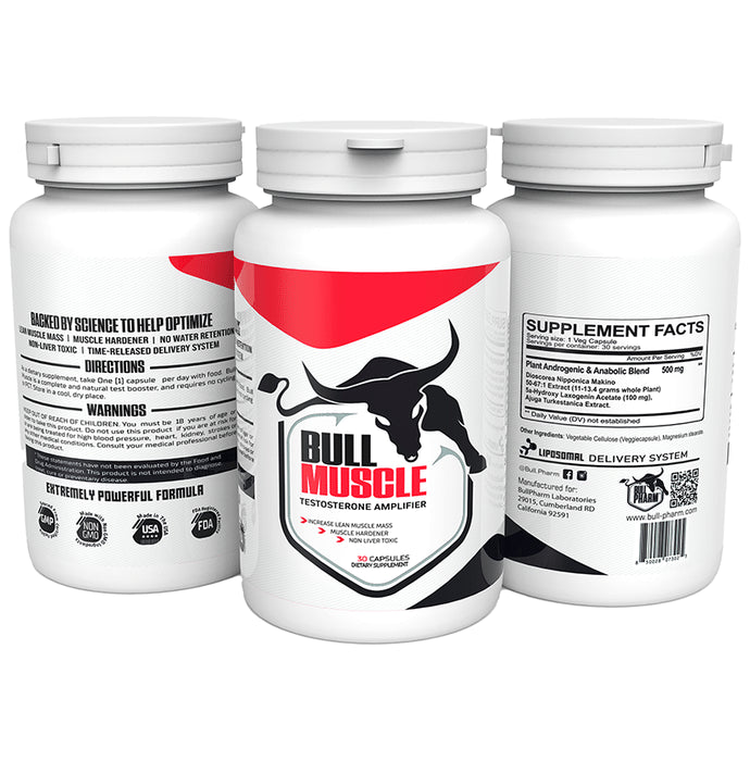 Bull Pharm Bull Muscle Testosterone Amplifier for Muscle Growth and Strength Capsule