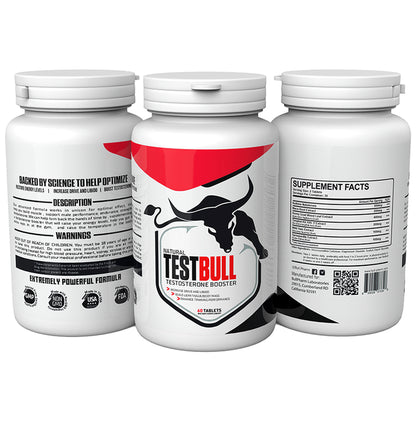 Bull Pharm Natural Test Bull Testosterone Booster Increase Drive & Libido Tablet