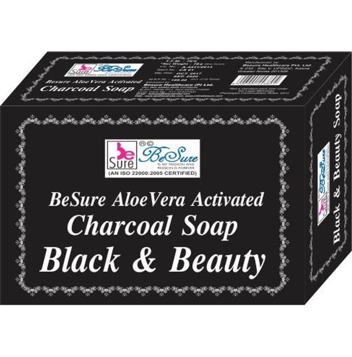 BeSure AloeVera Activated Charcoal Soap - Classic Derma
