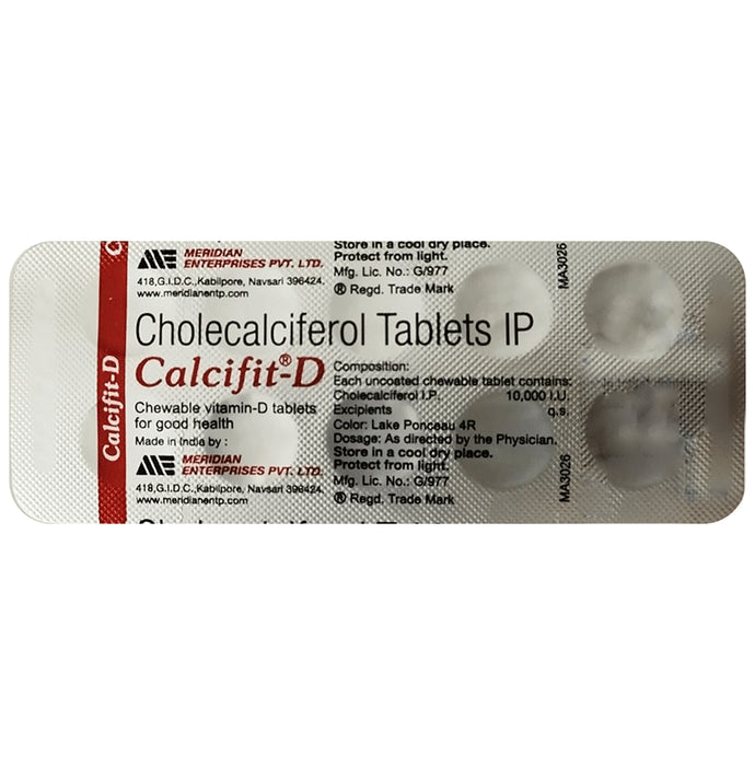 Calcifit-D Tablet Chewable Tablet