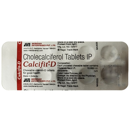 Calcifit-D Tablet Chewable Tablet