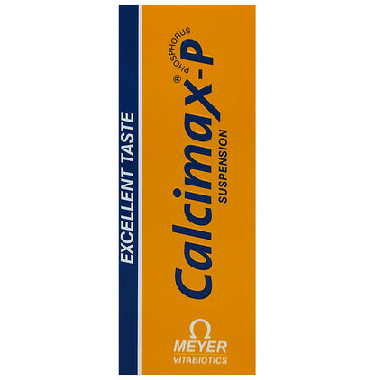 Calcimax P Suspension with Calcium, Magnesium Zinc & Vitamin D3 | For Strong Bones | Advanced Vitamin & Mineral Formula