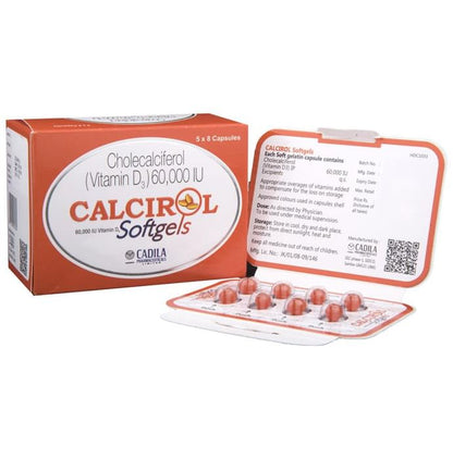 Calcirol 60000IU Softgels