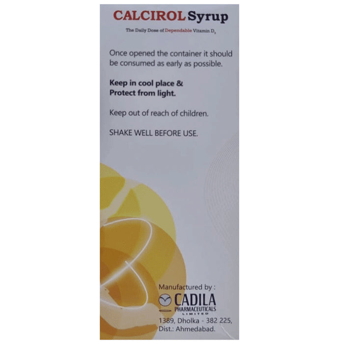 Calcirol Syrup Mixed fruit flavour