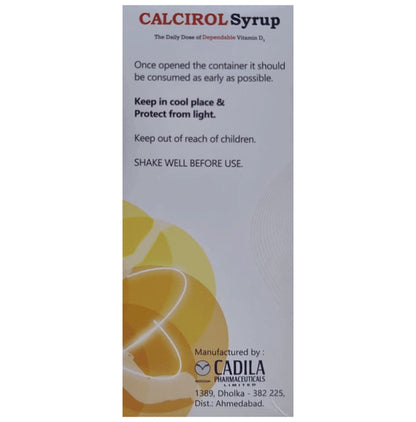 Calcirol Syrup Mixed fruit flavour