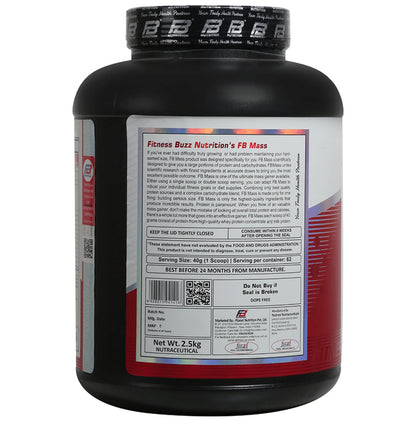 FB Nutrition FB Mass Chocolate