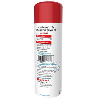 Candid Dusting Powder | Derma Care | Clinically Proven | For Fungal Infection, Sweat Rash, Skin Irritation & Itching