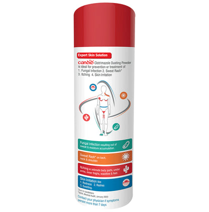 Candid Dusting Powder | Derma Care | Clinically Proven | For Fungal Infection, Sweat Rash, Skin Irritation & Itching