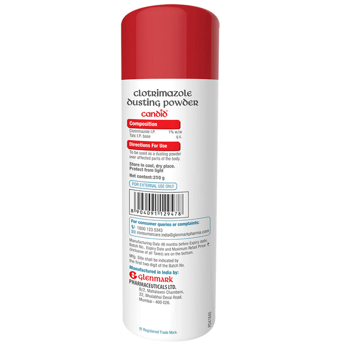 Candid Dusting Powder | Derma Care | Clinically Proven | For Fungal Infection, Sweat Rash, Skin Irritation & Itching