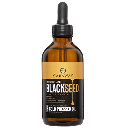 Caraway 100% Organic Black Seed Cold Pressed Oil - Classic Derma