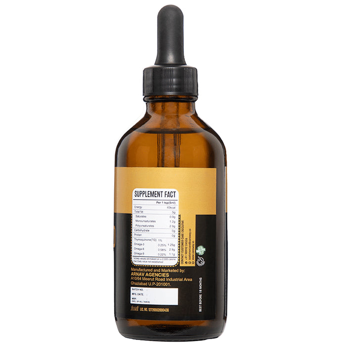 Caraway 100% Organic Black Seed Cold Pressed Oil