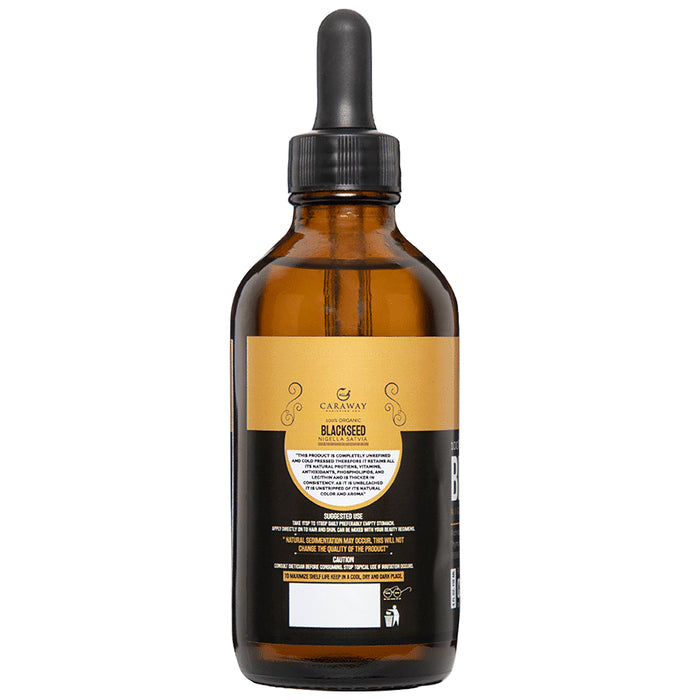 Caraway 100% Organic Black Seed Cold Pressed Oil