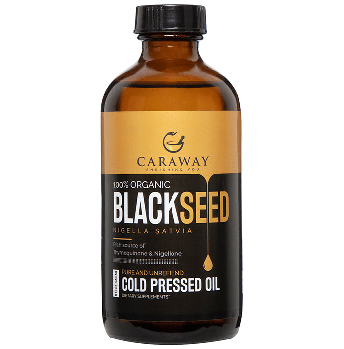 Caraway 100% Organic Black Seed Cold Pressed Oil - Classic Derma