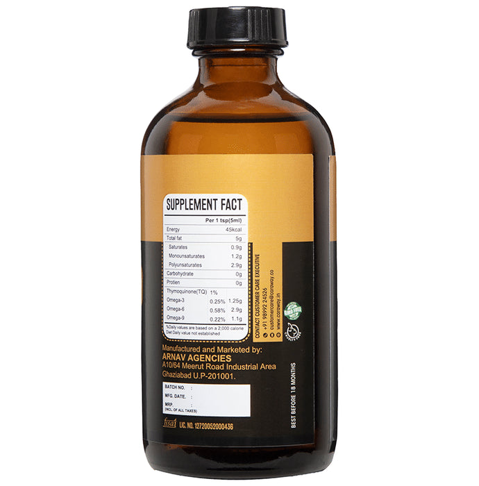 Caraway 100% Organic Black Seed Cold Pressed Oil