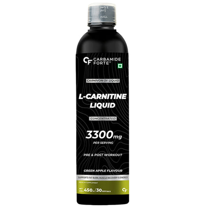 Carbamide Forte L-Carnitine 3300mg Liquid Green Apple - Classic Derma