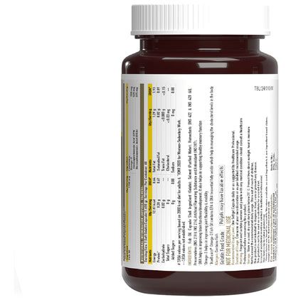 TrueBasics Omega 3 Triple Strength Fish Oil | for Brain, Heart & Joints | Soft Gelatin Capsule