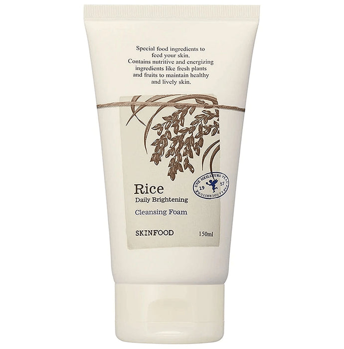 Skinfood Rice Daily Brightening Cleansing Foam - Classic Derma
