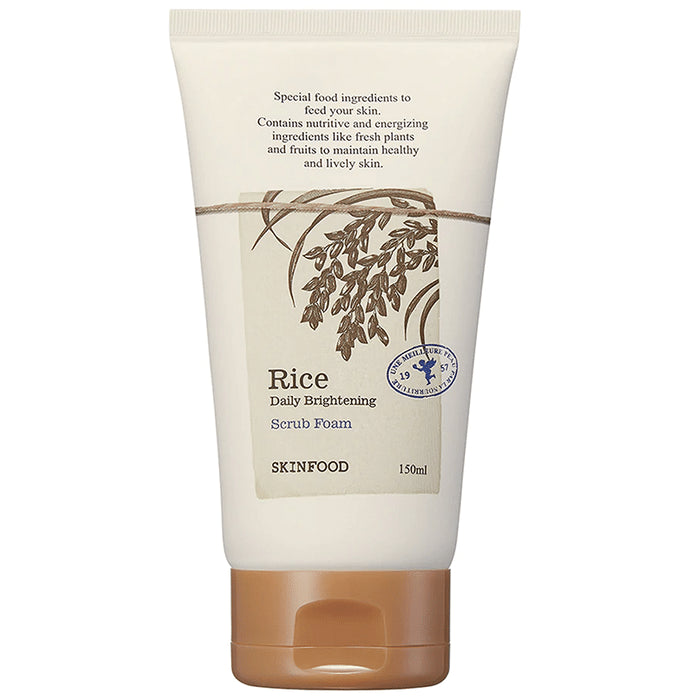 Skinfood Rice Daily Brightening Scrub Foam - Classic Derma
