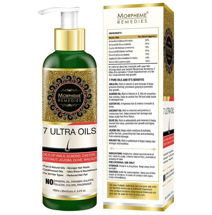 Morpheme Remedies 7 Ultra Hair Oils - Classic Derma