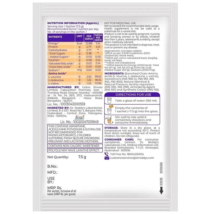 Celevida LIV BC Sachet (7.5gm Each) Orange