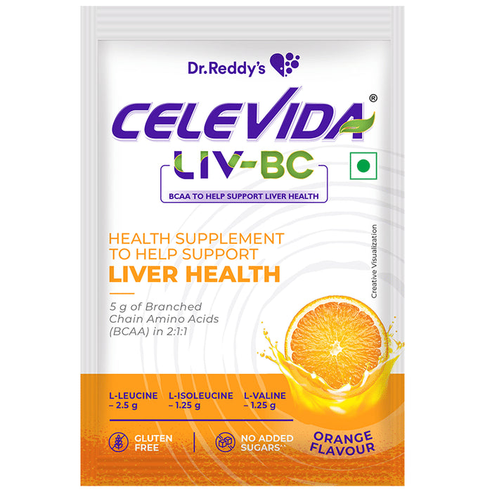 Celevida LIV BC Sachet (7.5gm Each) Orange Sugar Free & Gluten Free
