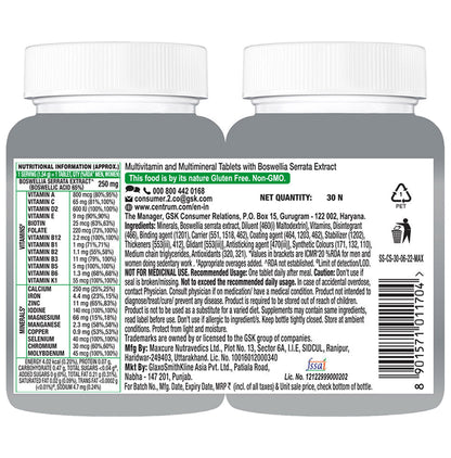 Centrum Adult 50+ | Veg Tablets for Joints, Heart & Immunity | World's No.1 Multivitamin & Multimineral