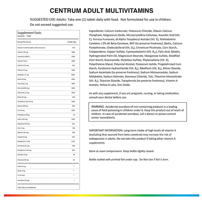 Centrum Adult Tablet