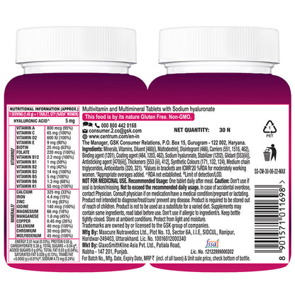 Centrum Women Vegetarian Tablets for Muscles, Heart, & Immunity | World's No.1 Multivitamin & Multimineral