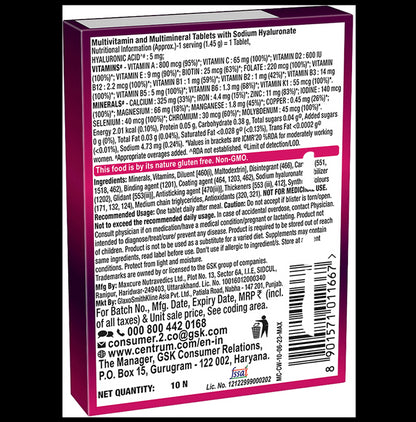 Centrum Women Vegetarian Tablets for Muscles, Heart, & Immunity | World's No.1 Multivitamin & Multimineral