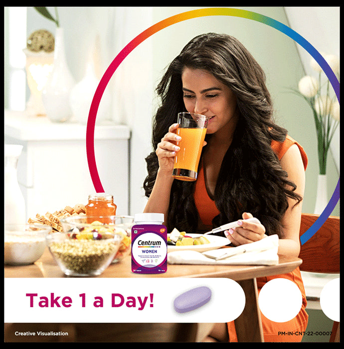 Centrum Women Vegetarian Tablets for Muscles, Heart, & Immunity | World's No.1 Multivitamin & Multimineral