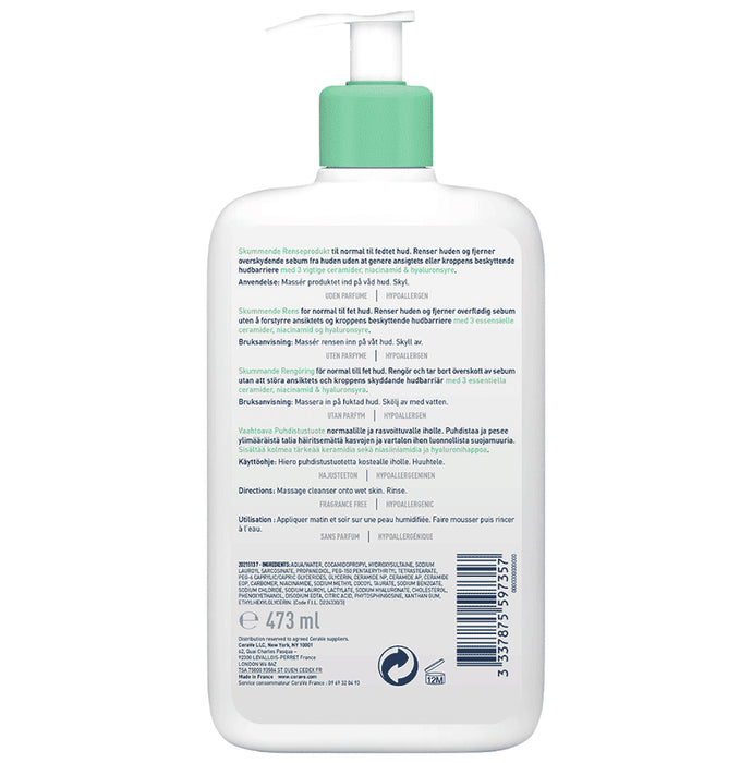 CeraVe Foaming Cleanser for Normal & Oily Skin