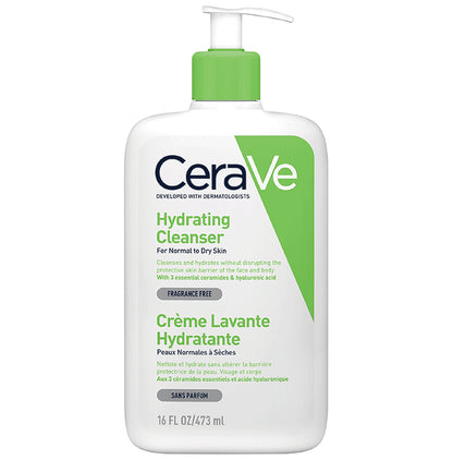 CeraVe Hydrating Cleanser For Normal & Dry Skin - Classic Derma