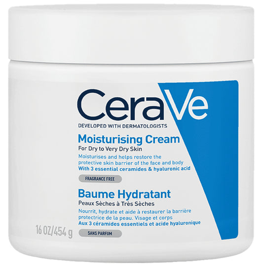 CeraVe Moisturising Cream for Dry to Very Dry Skin | Hydrating Face Care Product - Classic Derma