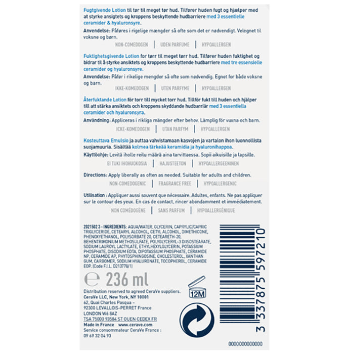 CeraVe Moisturising Lotion for Dry to Very Dry Skin