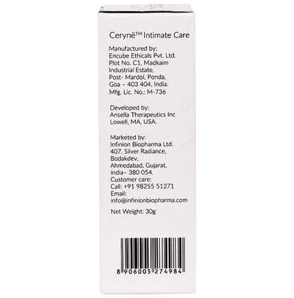 Cerynë Intimate Care Cream (30gm Each)