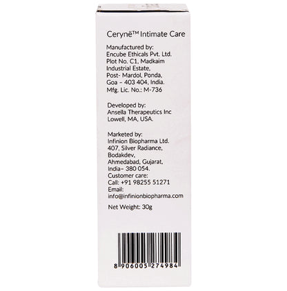 Cerynë Intimate Care Cream (30gm Each)