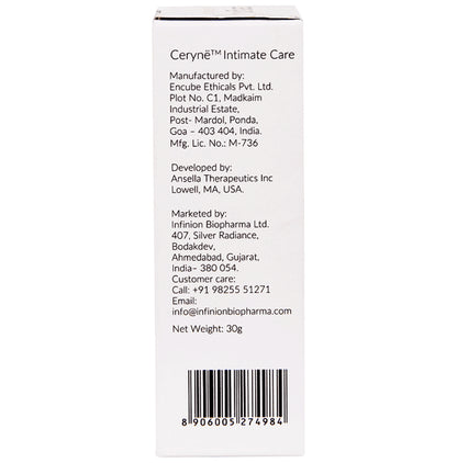 Cerynë Intimate Care Cream (30gm Each)