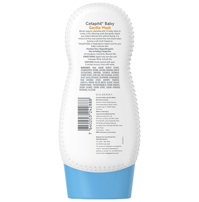 Cetaphil Baby Gentle Wash with Organic Calendula | Cleanses & Protects Baby's Skin